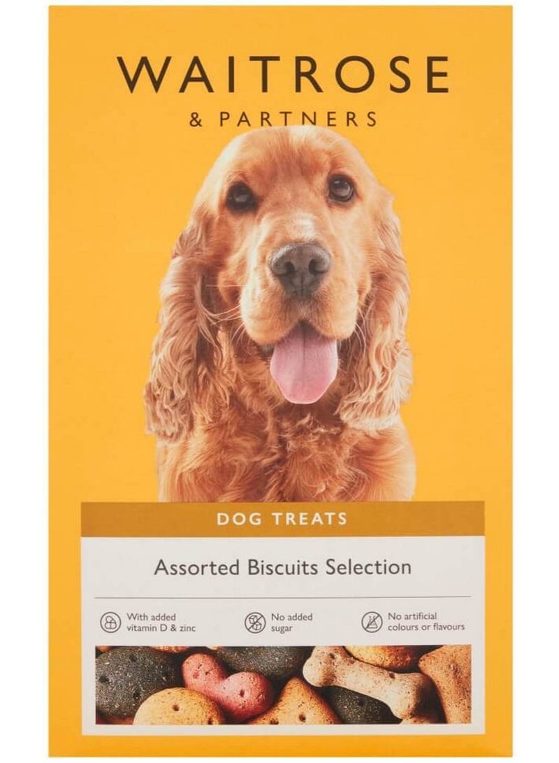 مكافآت للكلاب، تشكيلة متنوعة من البسكويت، مدعم بفيتامين د والزنك، بدون إضافة سكر، بدون ألوان أو نكهات صناعية، 800 غرام